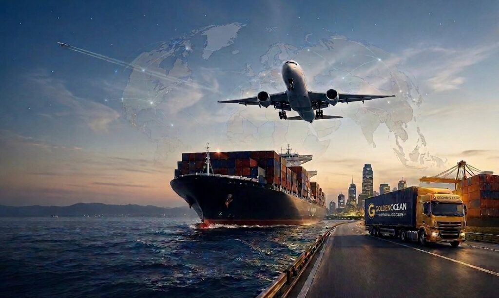شركة المحيط الذهبي المتخصصة في الشحن الدولي والخدمات اللوجستية
