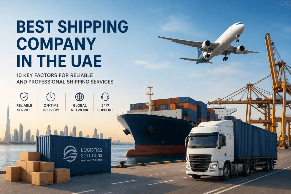 Best shipping company in the UAE providing professional international shipping and logistics services.