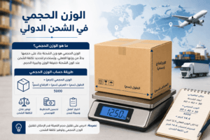 الوزن الحجمي في الشحن الدولي: الدليل الشامل لحسابه وتقليل تكلفة الشحن