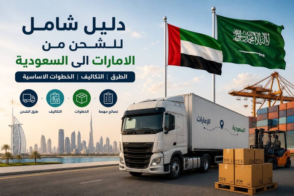 الشحن من الإمارات إلى السعودية
