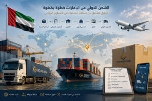 الشحن الدولي من الإمارات خطوة بخطوة | الدليل الشامل من استلام الشحنة حتى التسليم النهائي