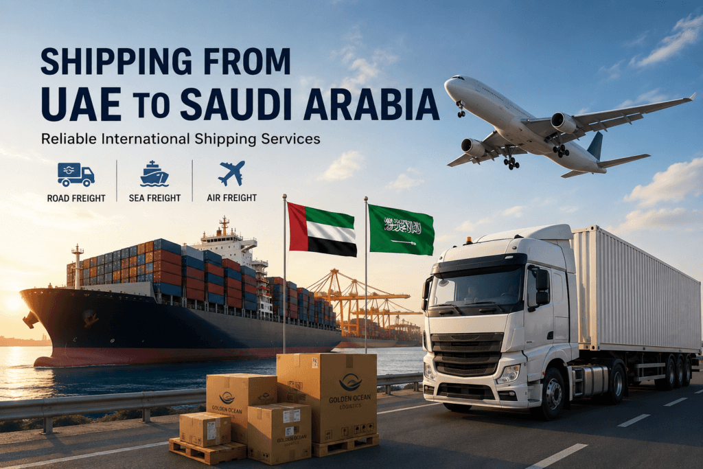Shipping from UAE to Saudi Arabia