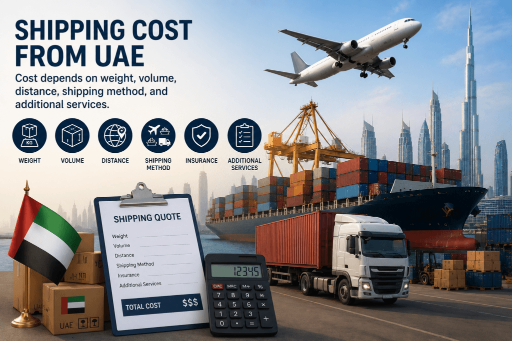 What Is Shipping Cost from UAE? Factors Affecting International Freight Pricing
